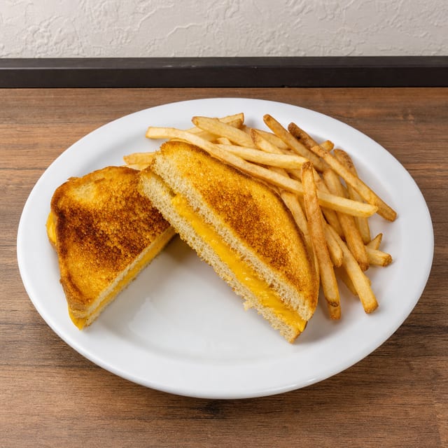 Grilled Cheese w/ Fries.