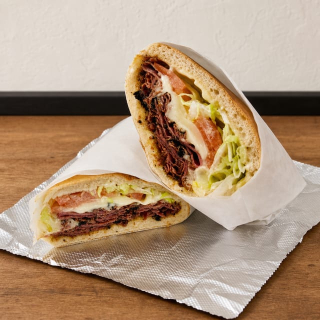 Hot Pastrami Sub.