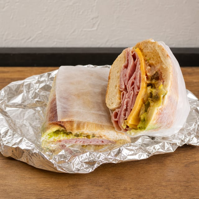 Ham & Cheese on Hero (Sub).
