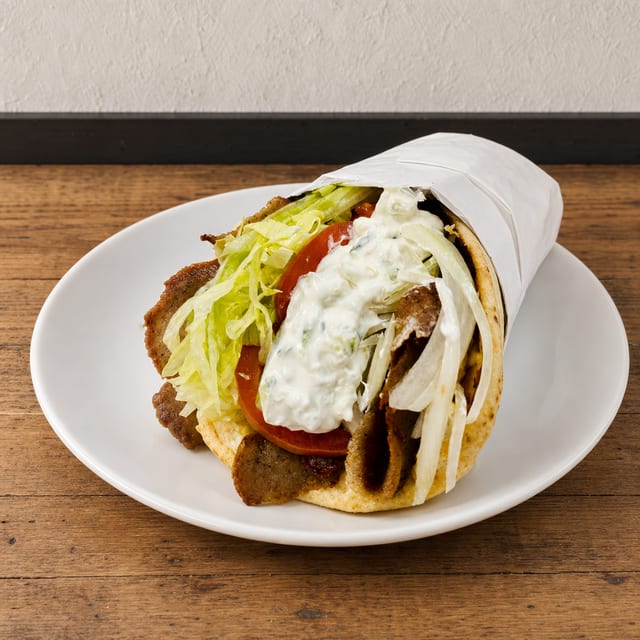 Lamb Gyro Sandwich Deal With Chips.