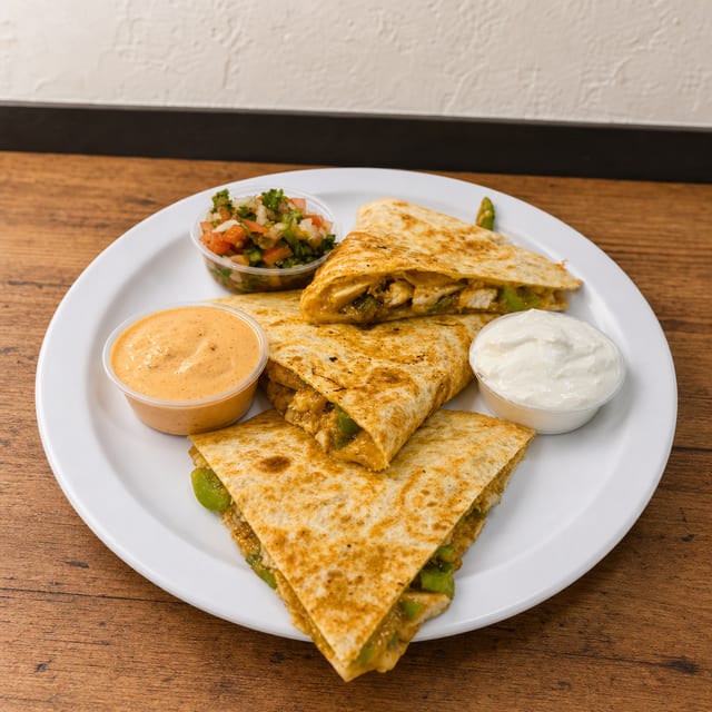 Chicken Quesadilla.
