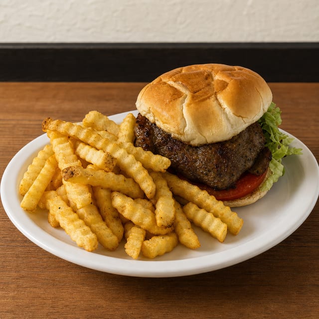 Burger w/ Lamb.