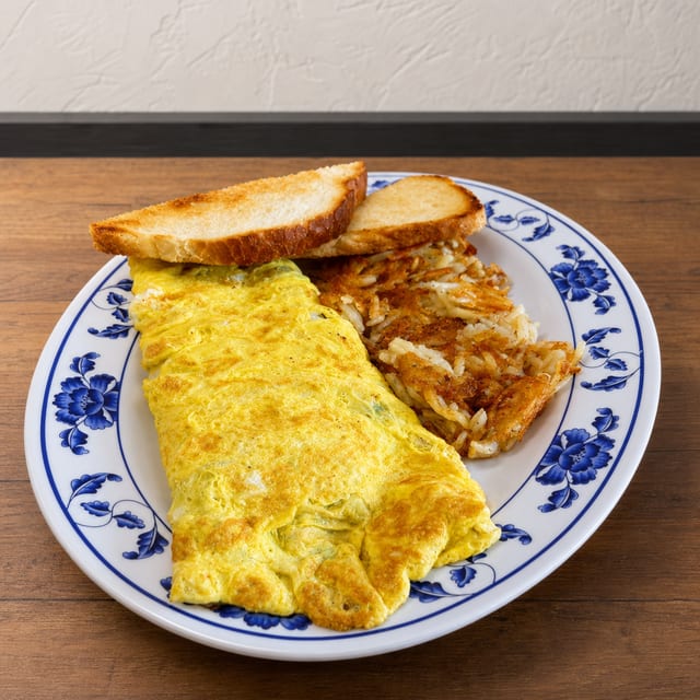 Sausage & Cheese Omelet.
