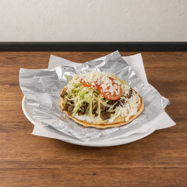 Lamb Gyro Sandwich.