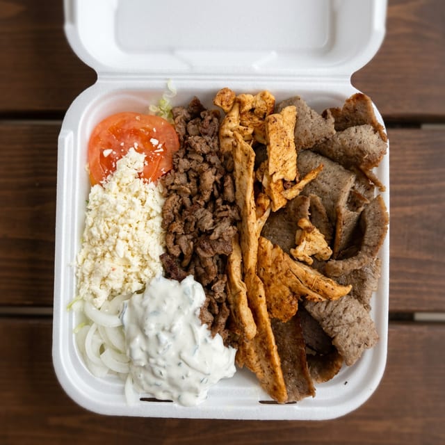 All Meats Gyro Platter.