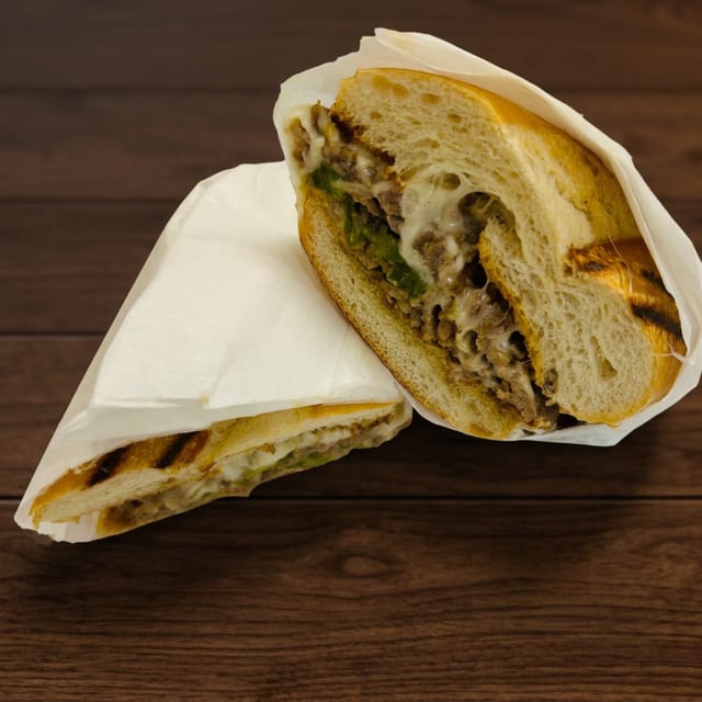 Jr’s Philly Cheese Steak w/ Fries.