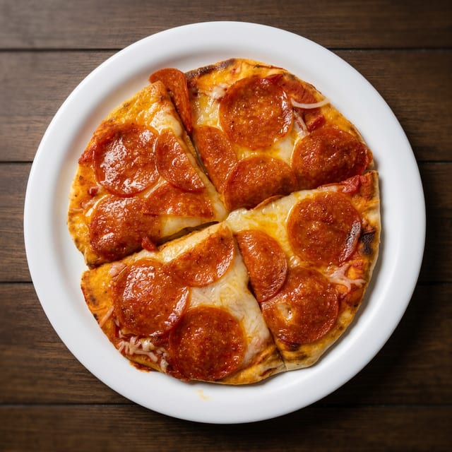 Pepperoni 7” Pizza.