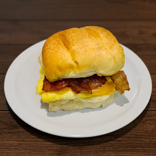 Bacon Egg & Cheese On a Roll.