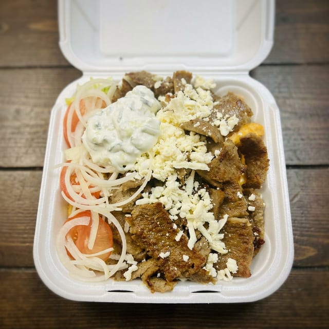 Loaded Lamb Fries.