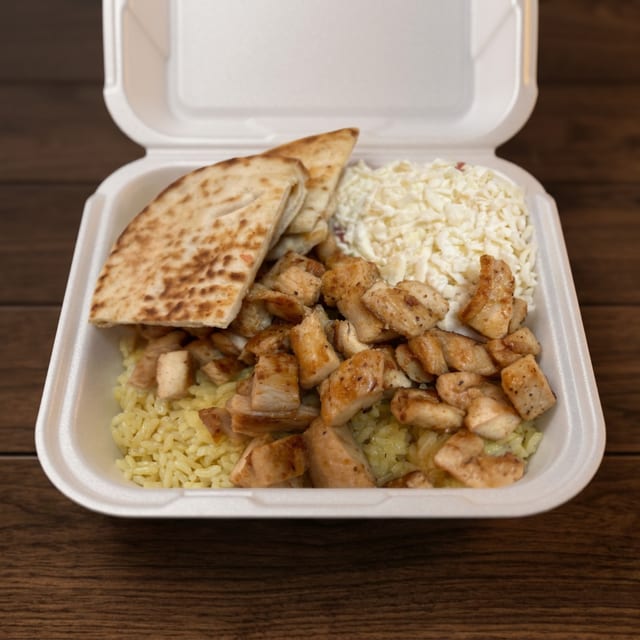 Chicken Breast Gyro Platter.