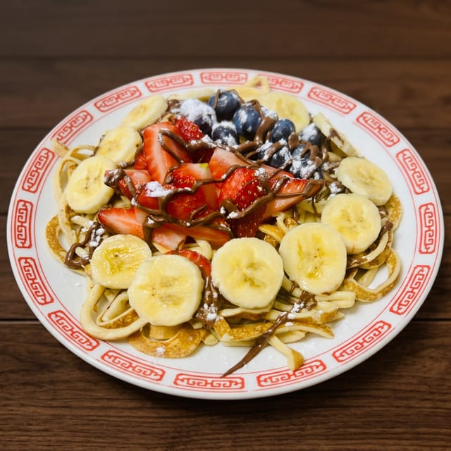 Spaghetti-Pancakes.
