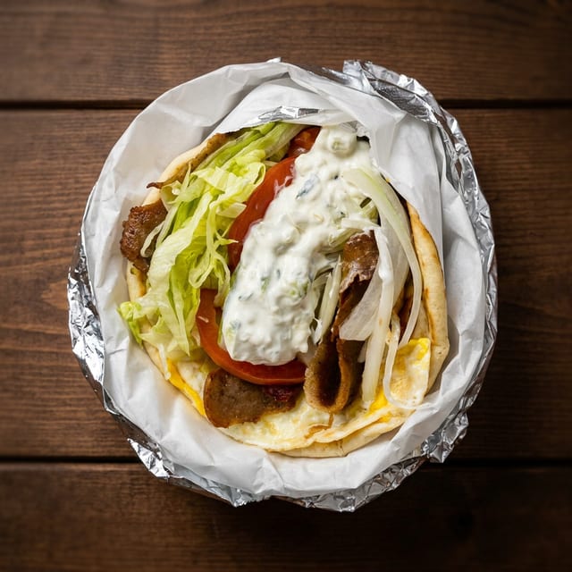 Lamb Gyro Cone.