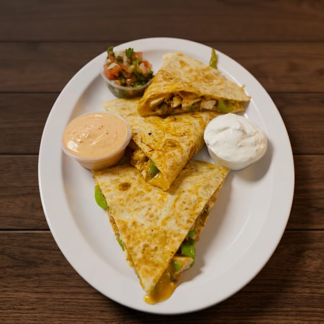 Chicken Quesadilla.