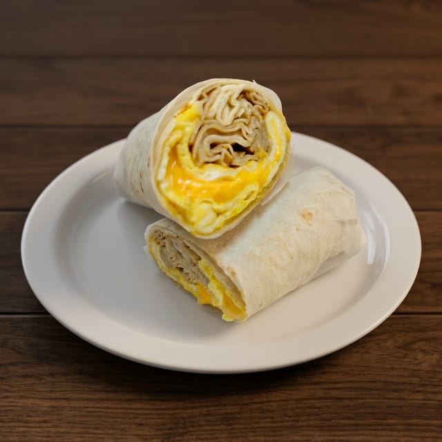 Turkey Egg & Cheese Wrap.
