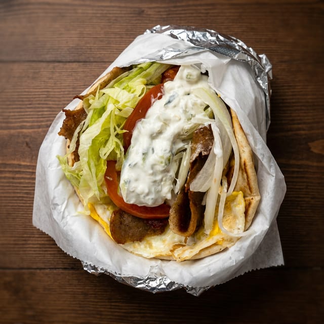 Classic Lamb Gyro Combo.