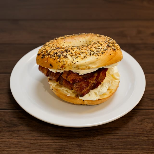 Cream Cheese & Bacon.