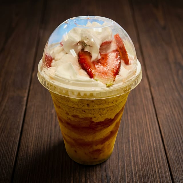 Strawberry Frappe.