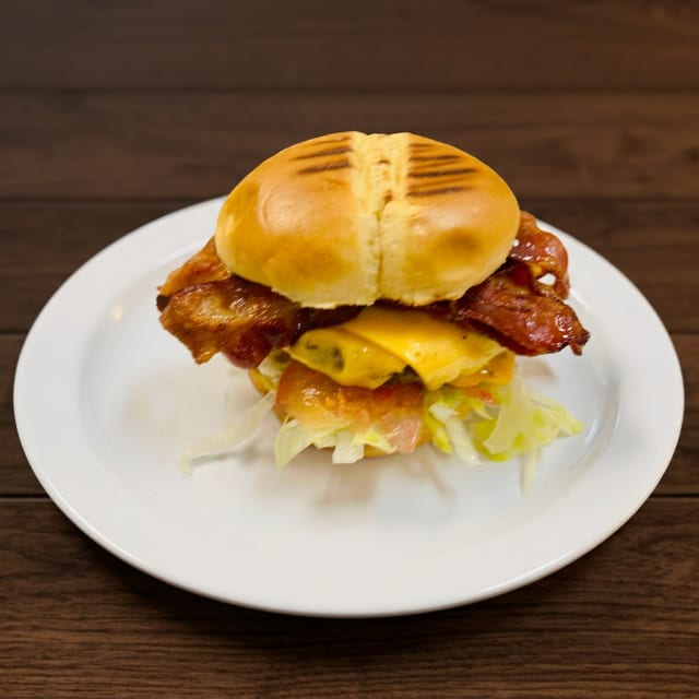 Bacon Cheese Burger.