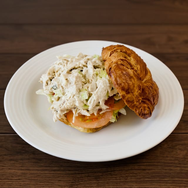 Chicken Salad on Croissant.