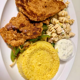 Pork Mediterranean plate