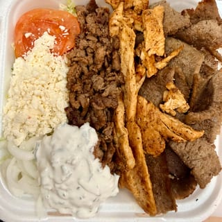 All Meats Gyro Platter