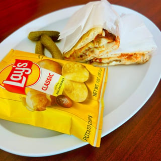 Chicken Parmegiano Panini w/ lays