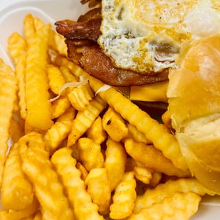 Bacon, Egg, & Cheese Burger