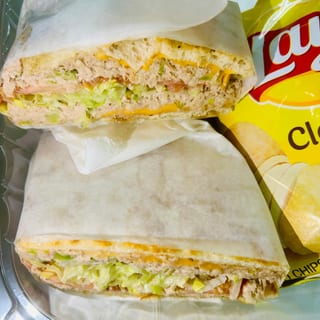 Tuna Melt Panini W/ Chips